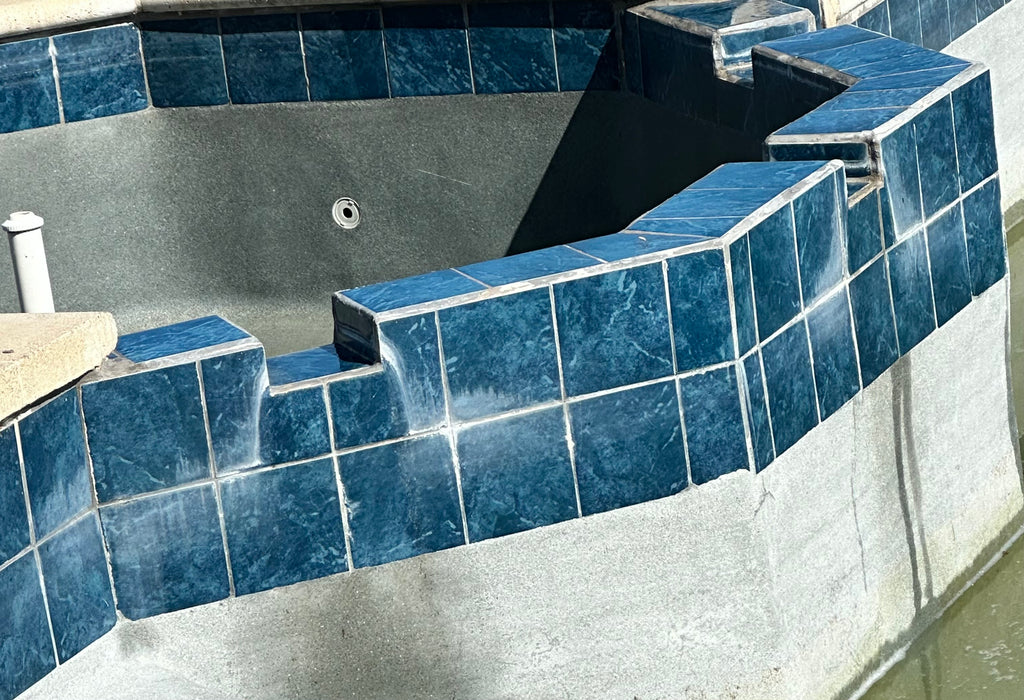 Pool Tile Media Blasting – $10 per Linear Foot