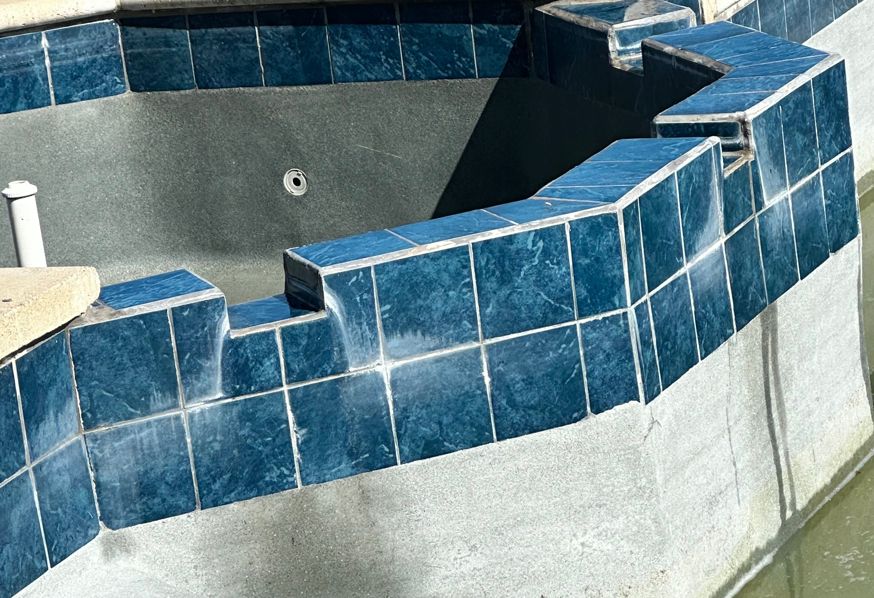 Pool Tile Media Blasting – $10 per Linear Foot