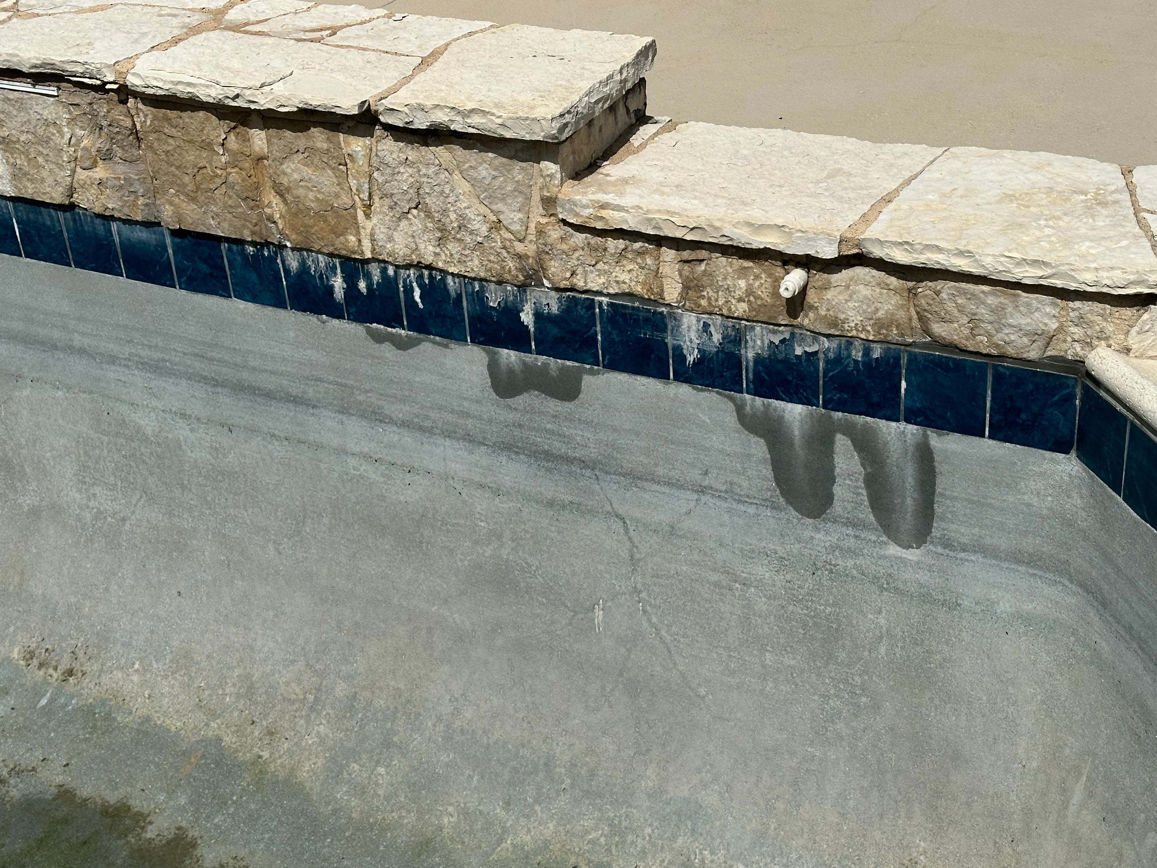 Pool Tile Media Blasting – $10 per Linear Foot